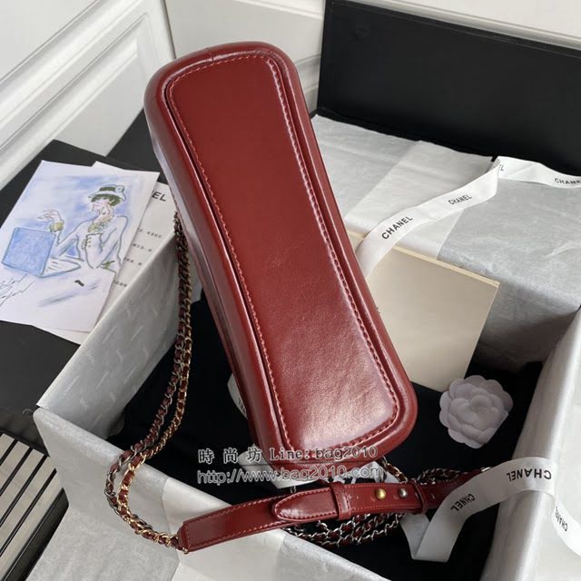 Chanel女包 香奈兒專櫃最新款Gabrielle包 Chanel肩背斜挎大號流浪包  djc4118